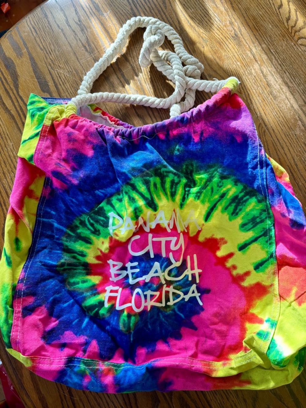 The Beachwaver Co. Tie-Dye Panama City Beach Tote - Multi